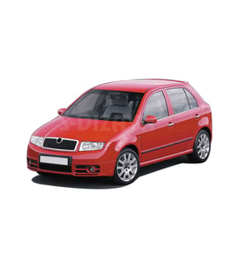 Skoda Fabia Krom Cam Çıtası 4 Prç. 2000-2007