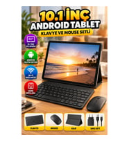 10.1 İnç IPS Ekranlı Android Tablet – Klavye ve Mouse Destekli Set