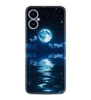 X5 Kılıf Resimli Desenli Baskılı Silikon Night Moon 1133