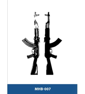 MHB-007 ORTA BOY KELEŞ VE GÖLGESİ DESEN GEÇİCİ DÖVME-TATTO