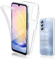 Samsung Galaxy A25 Kılıf 360 Şeffaf Ön Arka Korumalı Şeffaf Silikon