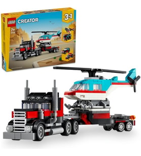 LEGO Creator 31146 Helikopterli Açık Kasa Kamyon (270 Parça)