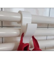 6 adet Duşakabin Havlupan Petek Banyo Mutfak Kancalı Havlu Bornoz Askısı (Beyaz)