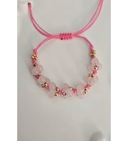 6 MM PEMBE KUVARS DOĞALTAŞ BİLEKLİK