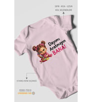 Dayımı Aratmayın Bana! Kısa Kollu Bebek Body %100 Pamuk