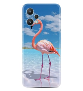 Realme 9 Pro Kılıf Boutique Baskılı Resimli Okaynus ve Flamingo Pcode -093