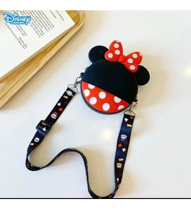 Disney Minnie Mouse Silikon Askılı Çanta