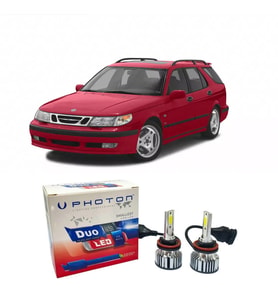 Saab 9-5 Led Xenon Kısa Far Ampulü H7 Duo Yeni Seri Beyaz 2001+