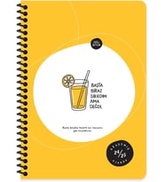 A5 Spiralli Akademik Ajanda - Başta Sıkıldım