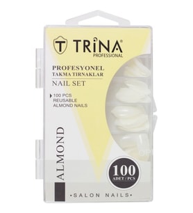 Trina Takma Tırnak 100‘LÜ Kutulu (Almond) - 03