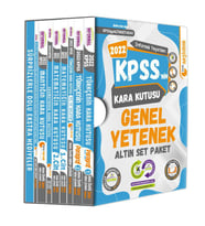 KPSSNİN Kara Kutusu Genel Yetenek ALTIN Set Paket Konu Özetli Dijital Çözümlü Çı
