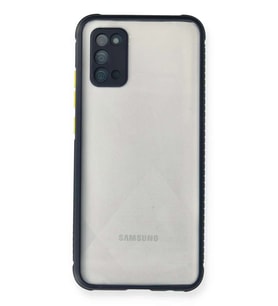 Galaxy A02S Kılıf Miami Şeffaf Silikon - Lacivert