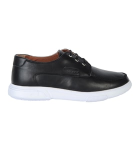 Dropland 8522 Siyah Cilt %100 Deri Erkek Casual Ayakkabı