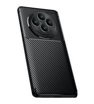 Reno 11 FS Kılıf Auto Focus Karbon Kapak - Siyah