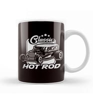 Classic Hot Rod Old American Cars Automobile Muscle Garage Kupa Bardak Porselen