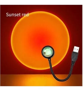 Taşınabilir USB Sunset Gün Batımı Ambiyans Işığı Lamba