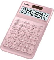 Casio JW-200SC-PK 12 Hane Pembe Masa Üstü Hesap Makinesi