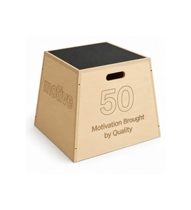 Motive Jump Box 50 cm Kaydırmaz Yüzeyli Ahşap Atlama Kutusu Demonte
