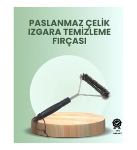 Mey İthalat® Barbekü ve Mangal İçin Tel Izgara Temizleyici Fırça