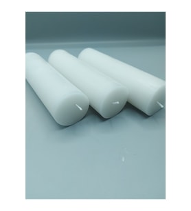Soya Parafinli Beyaz 3 Adet 30 Saat Yanma Süreli Çap:5 Cm Boy:15 Silindir Blok Mum