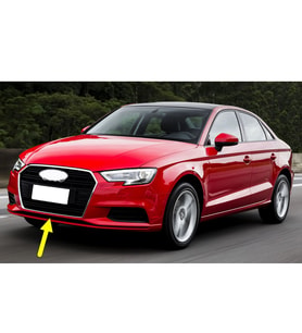 Audi A3 Sedan 2017-2020 Ön Tampon Alt Orta Izgara Çıtası 8V5807647B