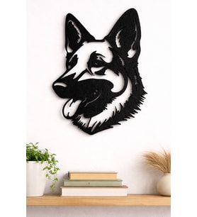 Alman Kurdu Duvar Dekoru – Modern Köpek Duvar Süsü
