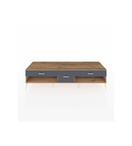 Kronos TV Ünitesi 3 Çekmeceli  220x59x51 Çam-Aytaşı/Antrasit