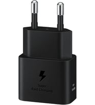 Samsung Hızlı Şarj Adaptörü, Enerji Tasarruflu Şarj Cihazı, Usb-C Veri Kablosu, 25 Watt, Siyah, Ep-T