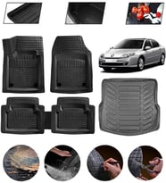 Renault Laguna 3 2007-2015 Uyumlu Paspas Araca Özel Bagaj Havuzu MBS Siyah