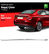 Fiat Egea Uyumlu Sedan Krom Bagaj Çıtası 2015 Üzeri