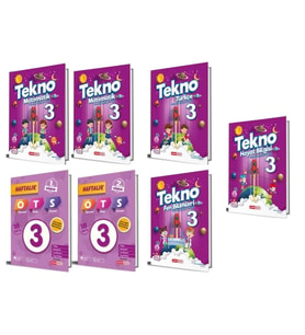 Kırmızı Beyaz Tekno Set 3.Sınıf Tüm Dersler Seti Yeni