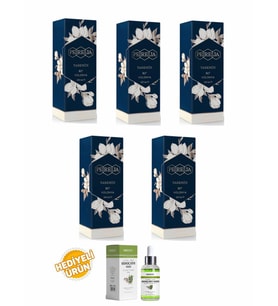 Pereja Yasemin Kolonya 250 ml Cam Şişe 5 Li Set