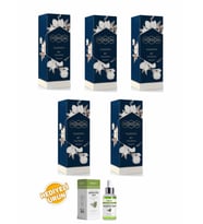 Pereja Yasemin Kolonya 250 ml Cam Şişe 5 Li Set