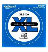 Daddario XLB100 Bas Gitar Tek Tel E-(Mi) 0.100 İnç XL Nickel Wound
