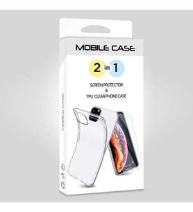 Mobile Case Galaxy A20 ile Uyumlu 2in1 Set
