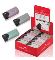 Faber Castell Candy Metalik Kılıflı Silgi - 2 adet