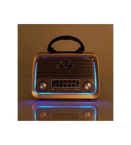 301 Eskitme Nostalji Tasarımlı Bluetoothlu Nostalji Radyo Fm-sd Kart-aux