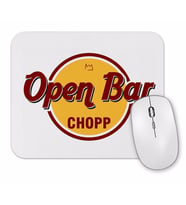 Lion Open Bar Hard Rock Mouse Pad