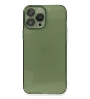 iPhone 13 Pro Kılıf Fly Lens Silikon - Yeşil