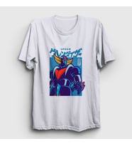 Presmono Unisex Beyaz Poster V2 Ufo Robot Grendizer Goldorak T-Shirt 471913tt