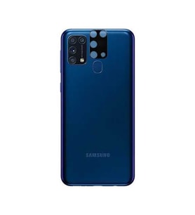 Samsung Galaxy M31 Kamera Lens Koruyucu HD 3D Tempered Glass Cam (Siyah)