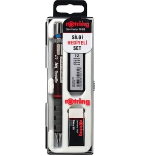 Rotring Tikky Versatil Bordo 0.7+Min+Silgi Hediye