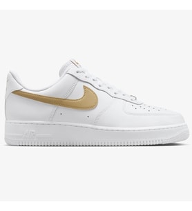 Nike Air Force 1 '07 AF1 Leather White Sneaker Hakiki Deri Erkek Günlük Spor Ayakkabı Beyaz