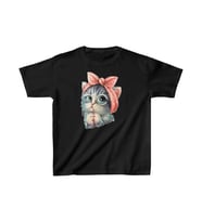 Çocuk Unisex Baskılı T-Shirt - Siyah