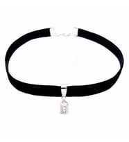 Kilit Choker Tasma Kolye