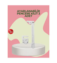 Cam Pencere Açılma Kontrol Kilidi Kolay Montaj 3’lü