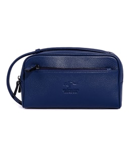 KANGAROO KINGDOM %100 Hakiki Dana Deri Lacivert Erkek Portföy & Clutch El Çantası 6466-L (Lacivert)
