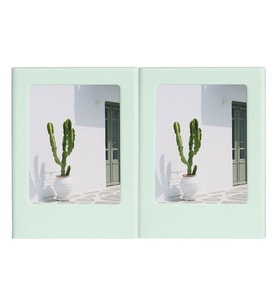 Instax Mini Film Uyumlu Yeşil 2'li Mıknatıslı Fotoğraf Çerçeve Seti