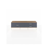 Arges TV Ünitesi 3 Çekmeceli  176x30x51 Aytaşı-Çam/Antrasit
