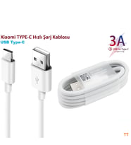 3A Xiaomi (TYPE-C) Hızlı 1 Metre Şarj Kablosu